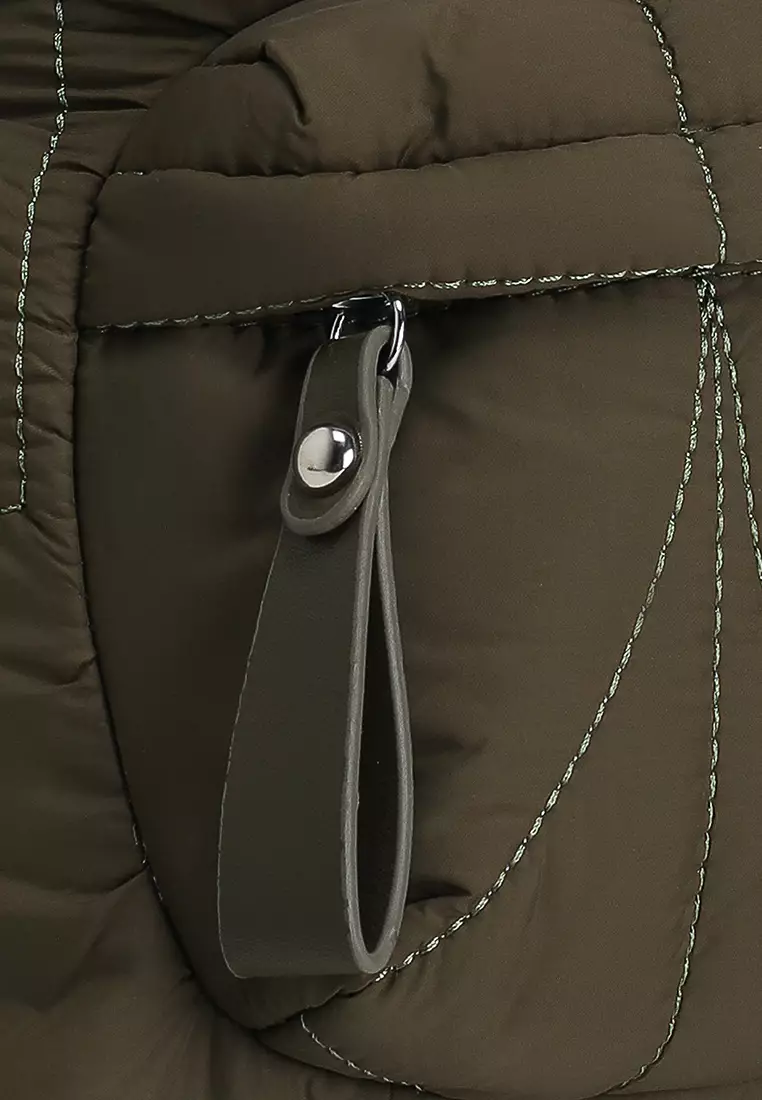 Quilted Nylon Backpack