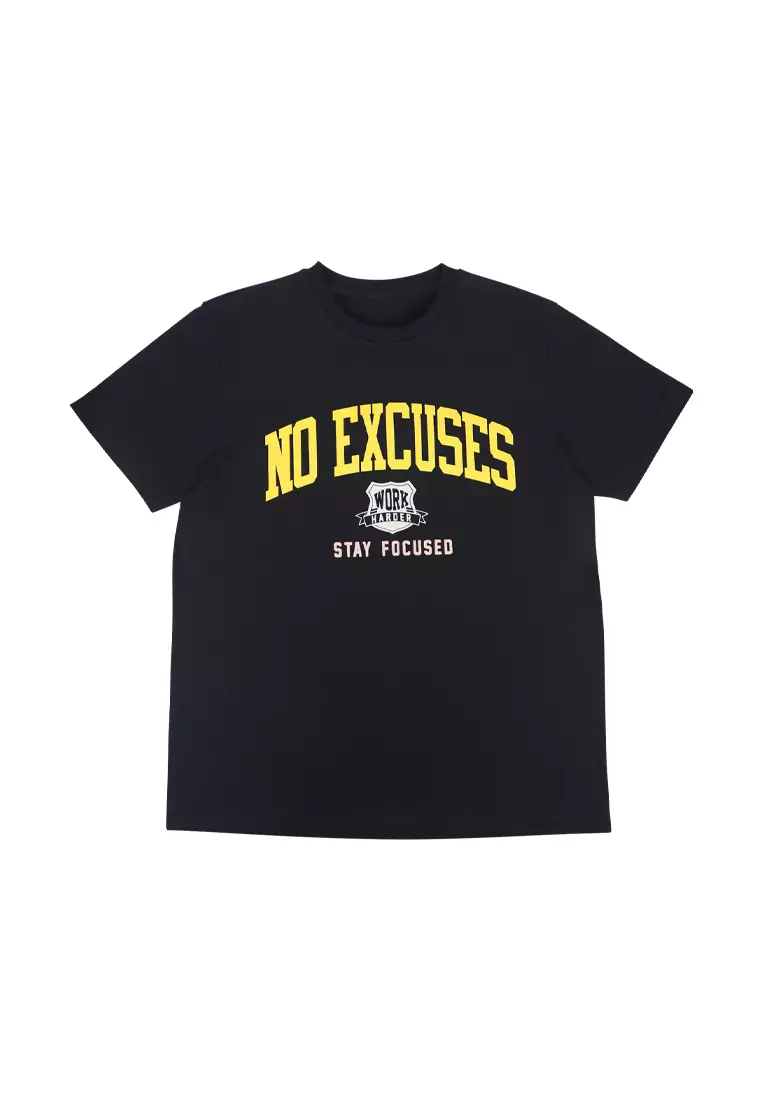 Men's Graphic T-Shirt "No Excuses"