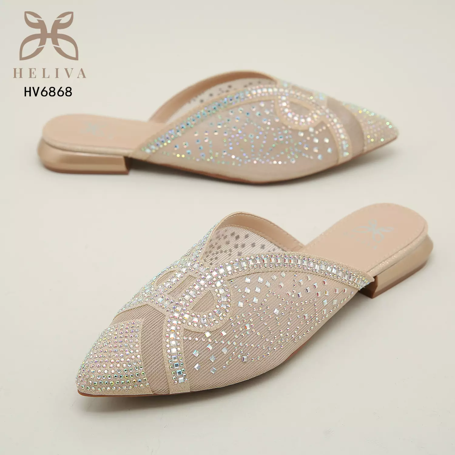 Heliva Jowy Lady Sandal Party Mesh Jewel Accessories