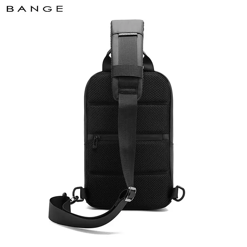 BANGE BG3077 Tas Selempang Pria Waist Bag Pria Sling Bag Pria- Black
