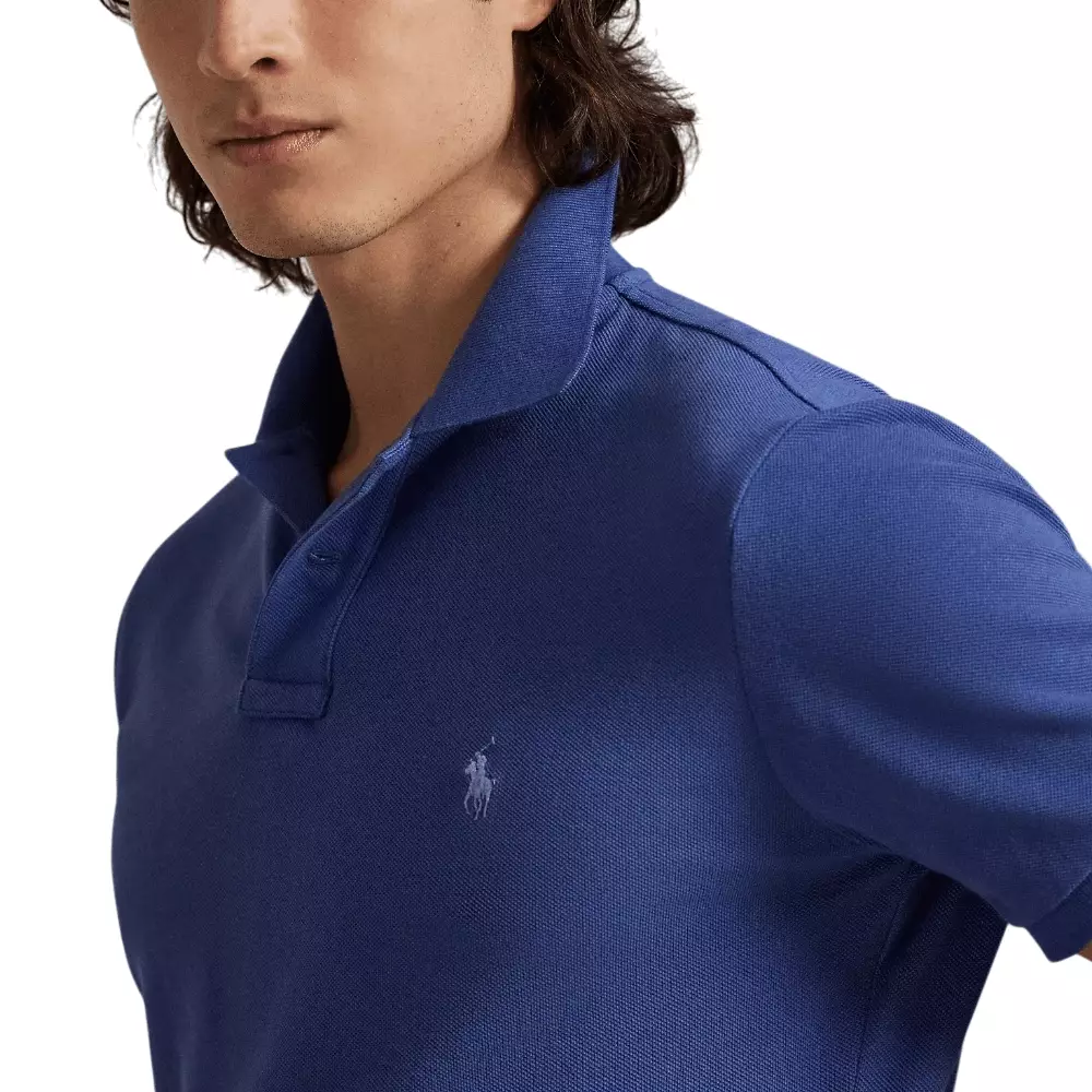 The Iconic Mesh Polo Shirt Old Royal Blue