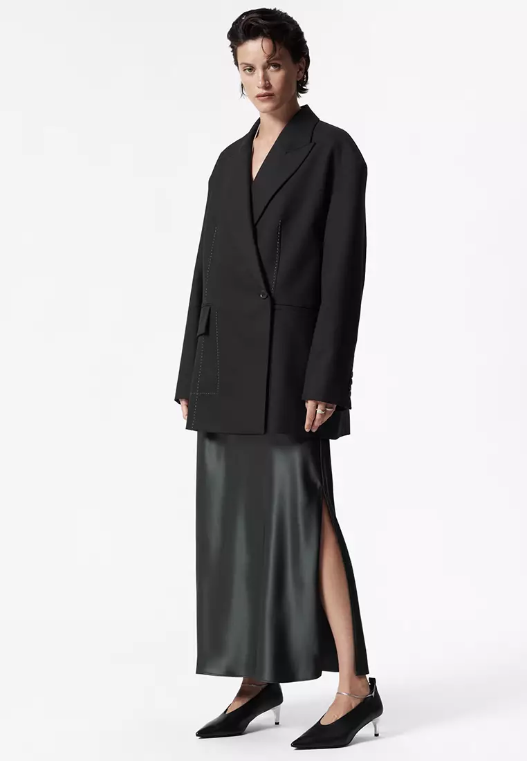 Buy Other Stories Satin Midi Skirt Online ZALORA Malaysia