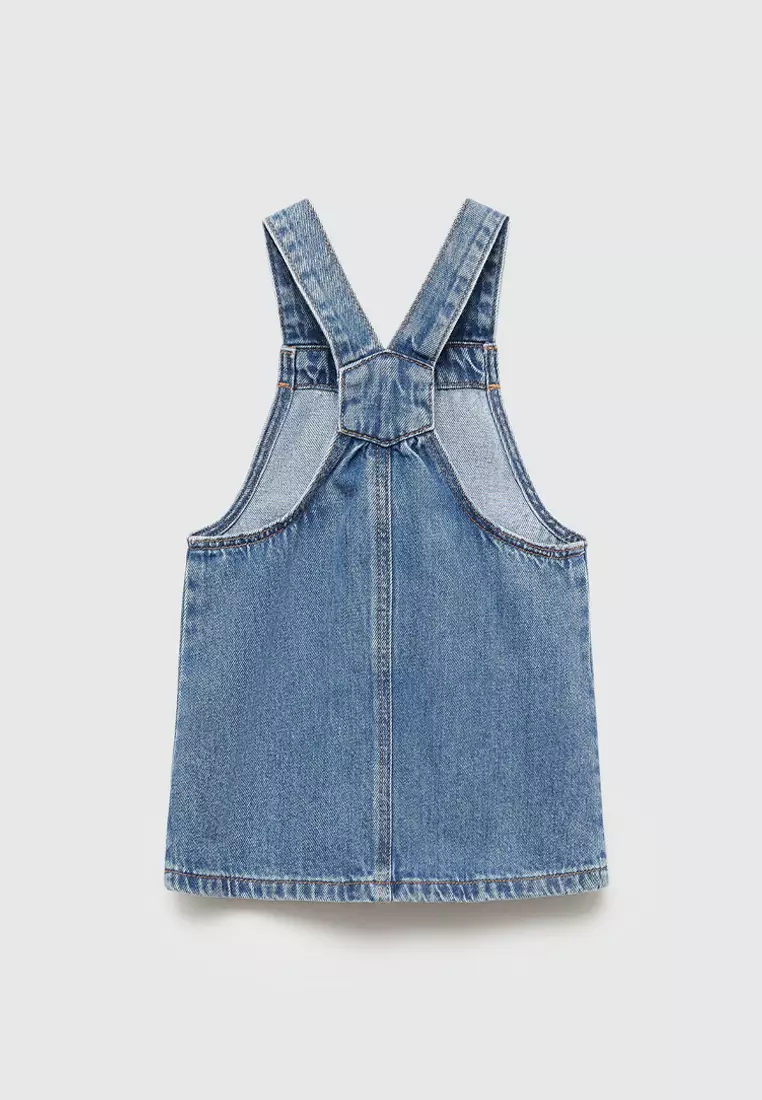 Pinafore jeans dress clearance