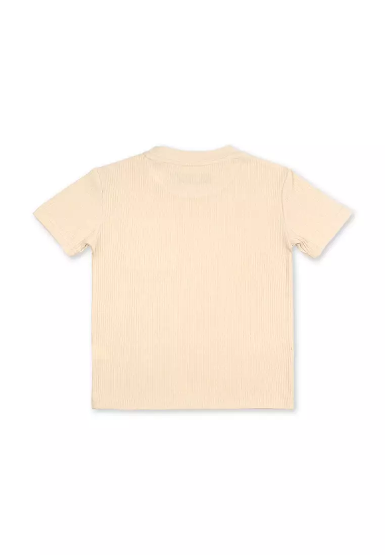 Boys Oversized T-Shirt with Embroidery Details