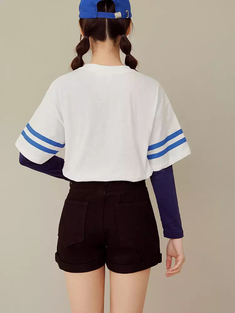 KITTY 運動會．純棉棒球印花短TEE《IK0030》