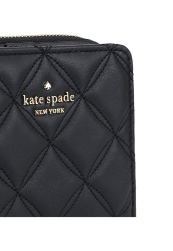 Kate Spade Kate Spade Natalia Small Zip Around Wallet - Black | ZALORA  Malaysia