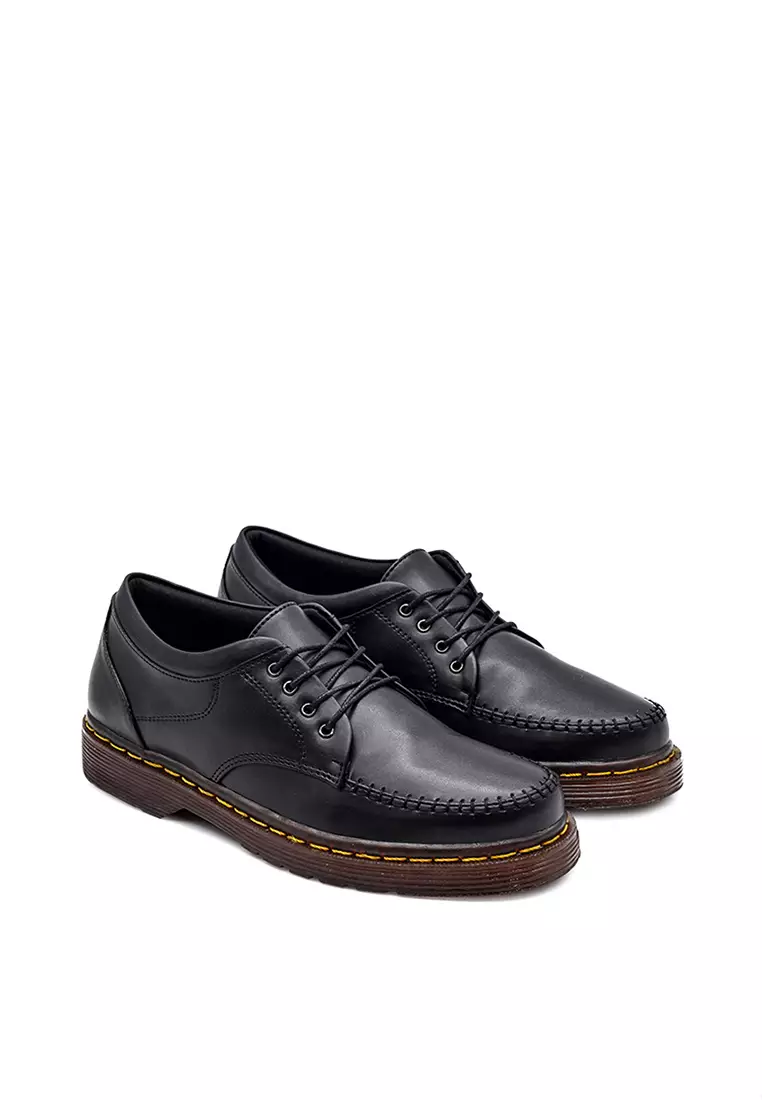 Lvnatica Kalluto Black Gum Dress Shoes