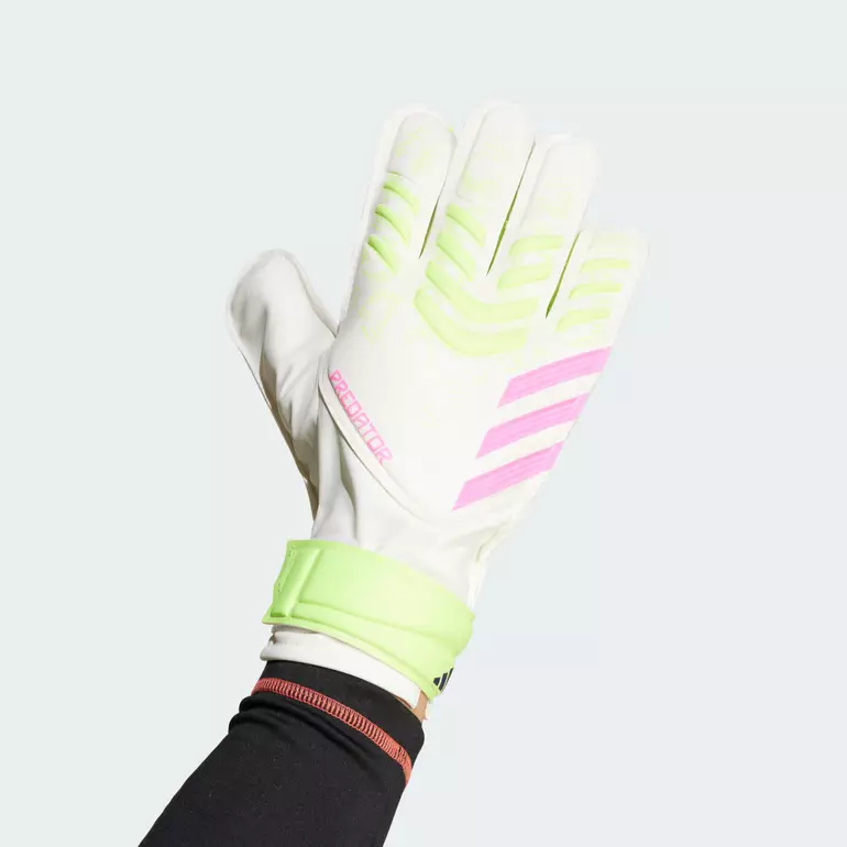 Football Predator Training Goalkeeper Gloves Unisex White JH3806