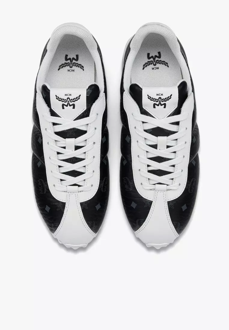 Diamante Sneakers in Quilted Monogram Leather