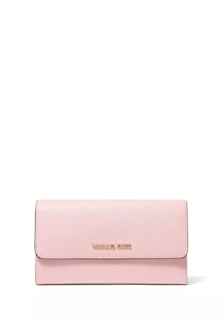 Michael kors jet on sale set trifold wallet