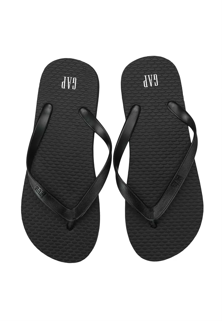 Gap black on sale flip flops
