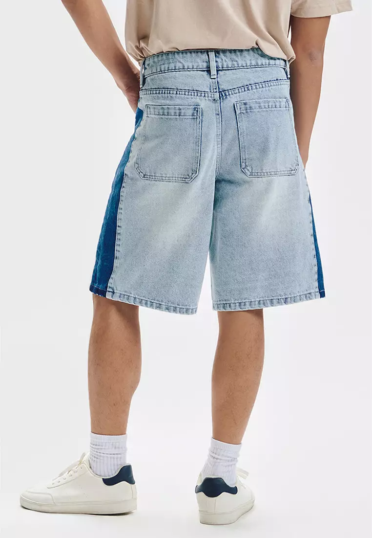 Baggy Fit Denim Shorts
