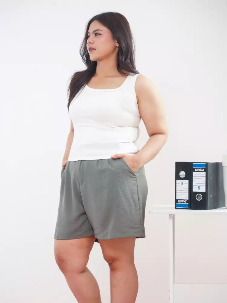 xtramiles Ladies shorts pants saturn shorts greysh green