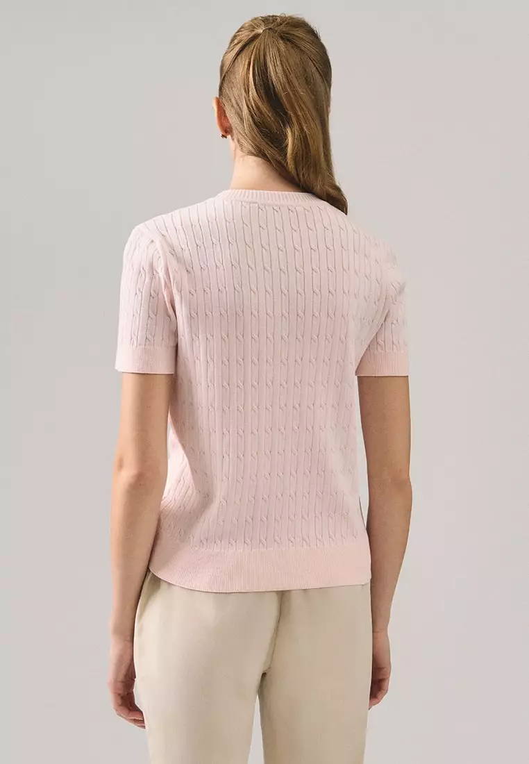 Cable Knit Top