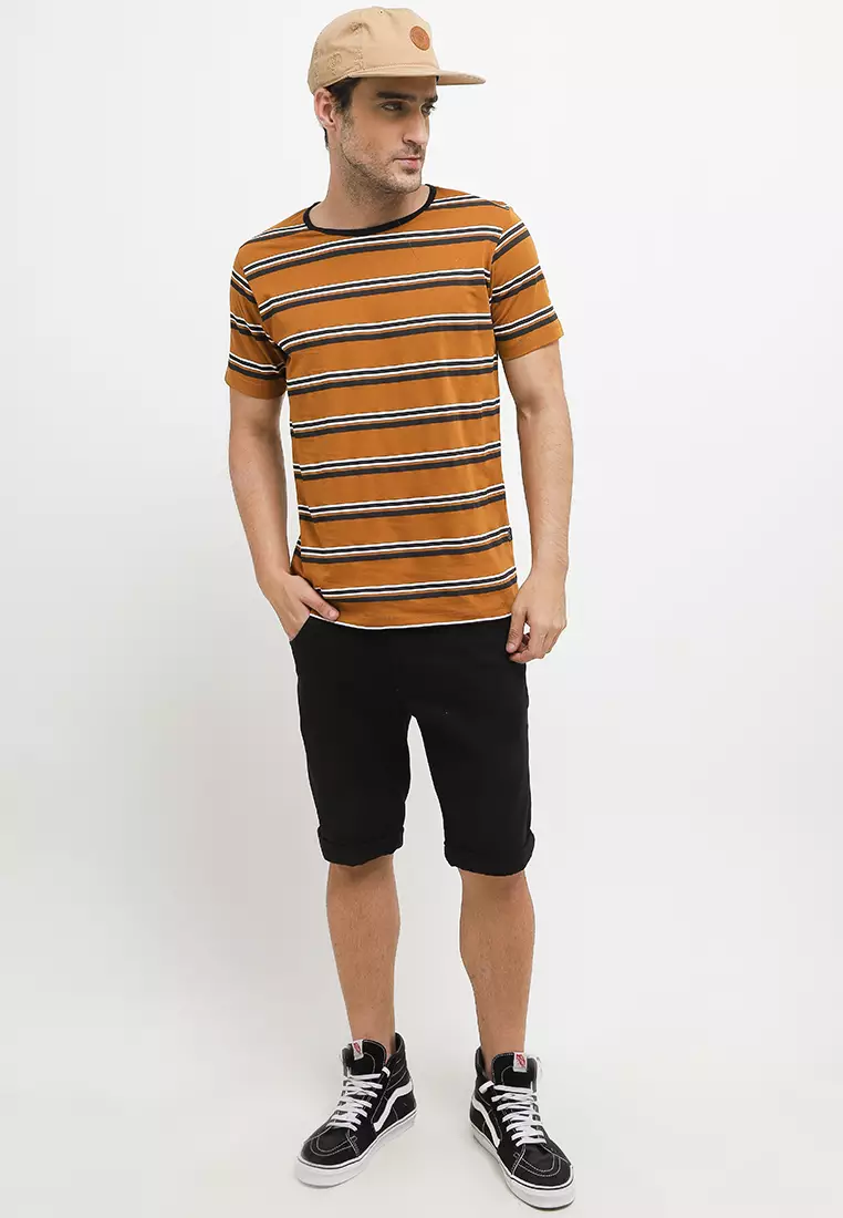 Cressida Stripe Printed T-Shirt