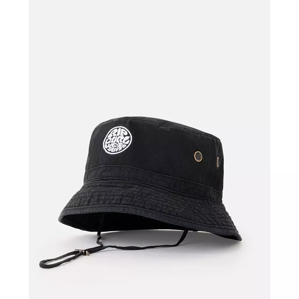 Rip Curl Wetty Icon Bucket Hat - Black