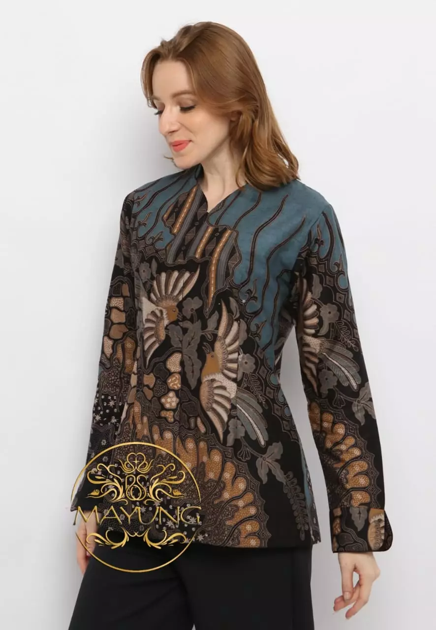 Blouse Batik Premium Citragada Blu