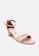 La Vita e Bella pink Ankle Strap Sandal Block Heels D6718SH5012814GS_1