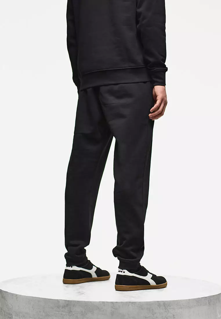 MENS BLACK/BLUE SHADOW SANTANA WOAN JOG PANT