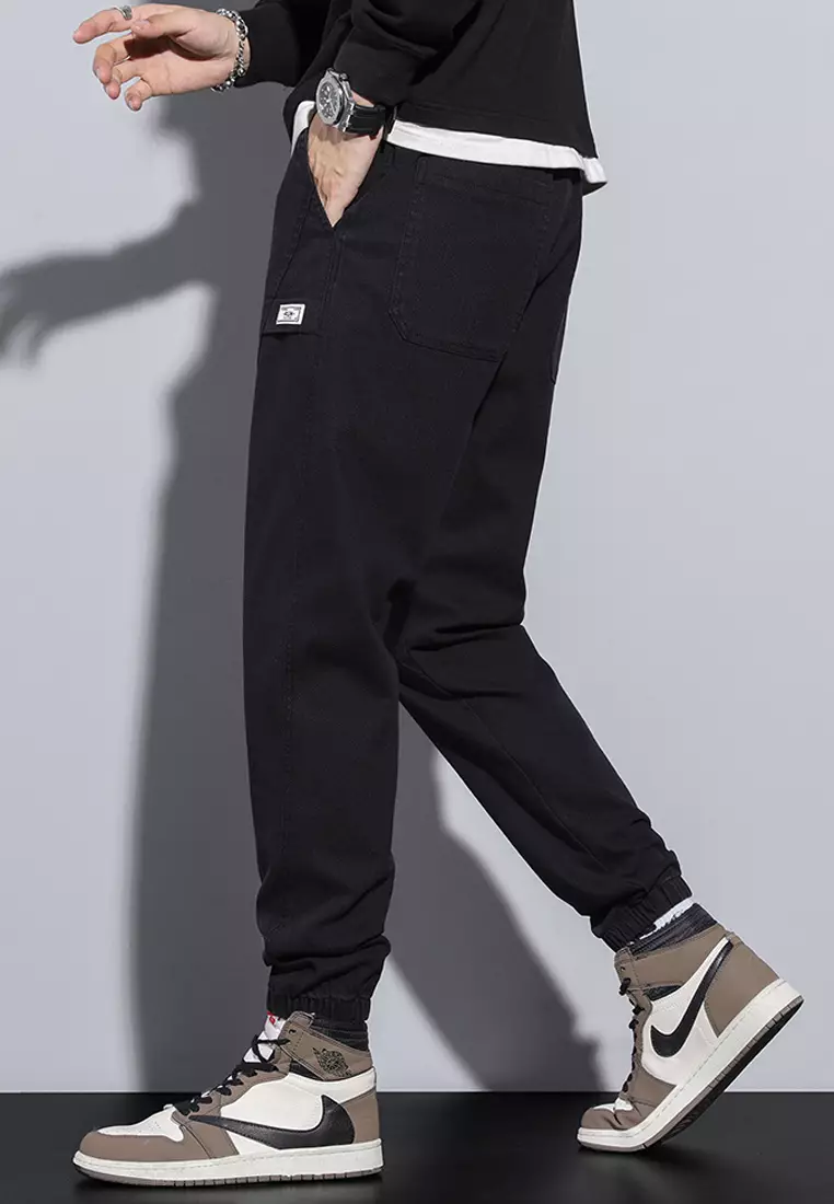 Drawstring Slim Jogger Pants