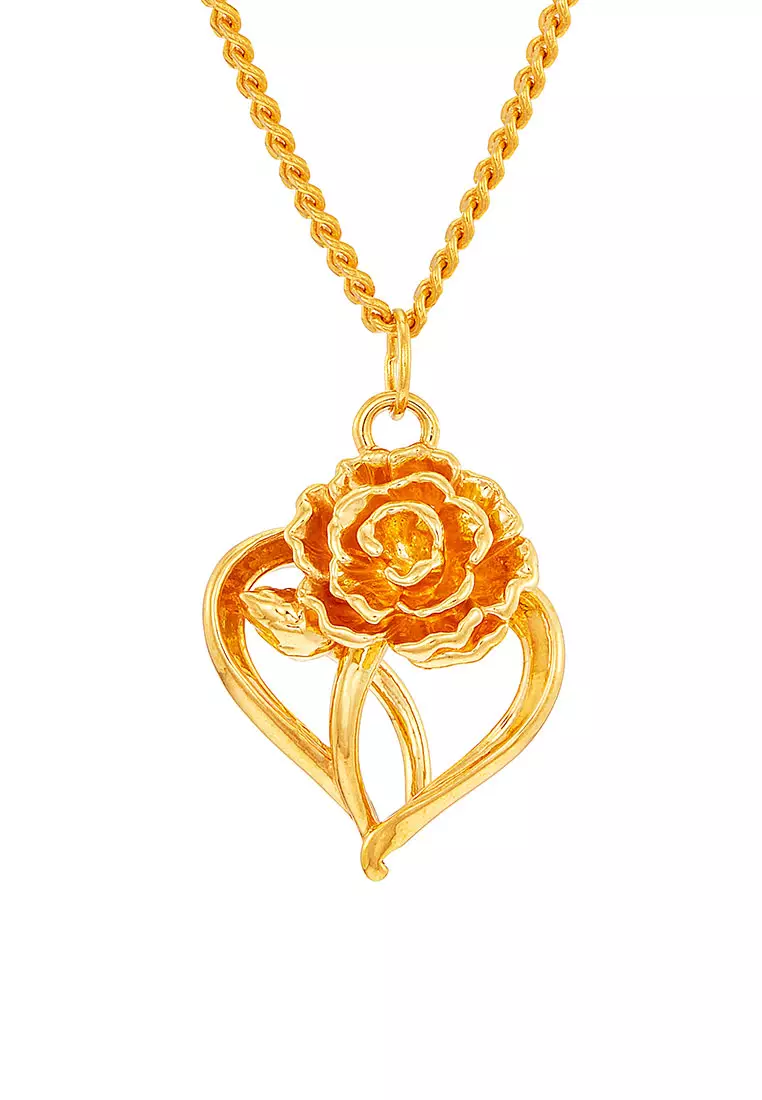 HABIB 999/24K Yellow Gold Pendant WWGP1150824