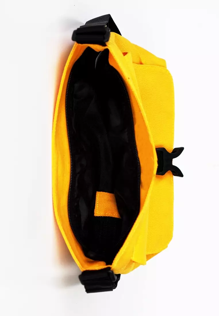 Pamole Minica Series Tas Selempang Wanita Sling Bag Bahan Kanvas Warna Kuning