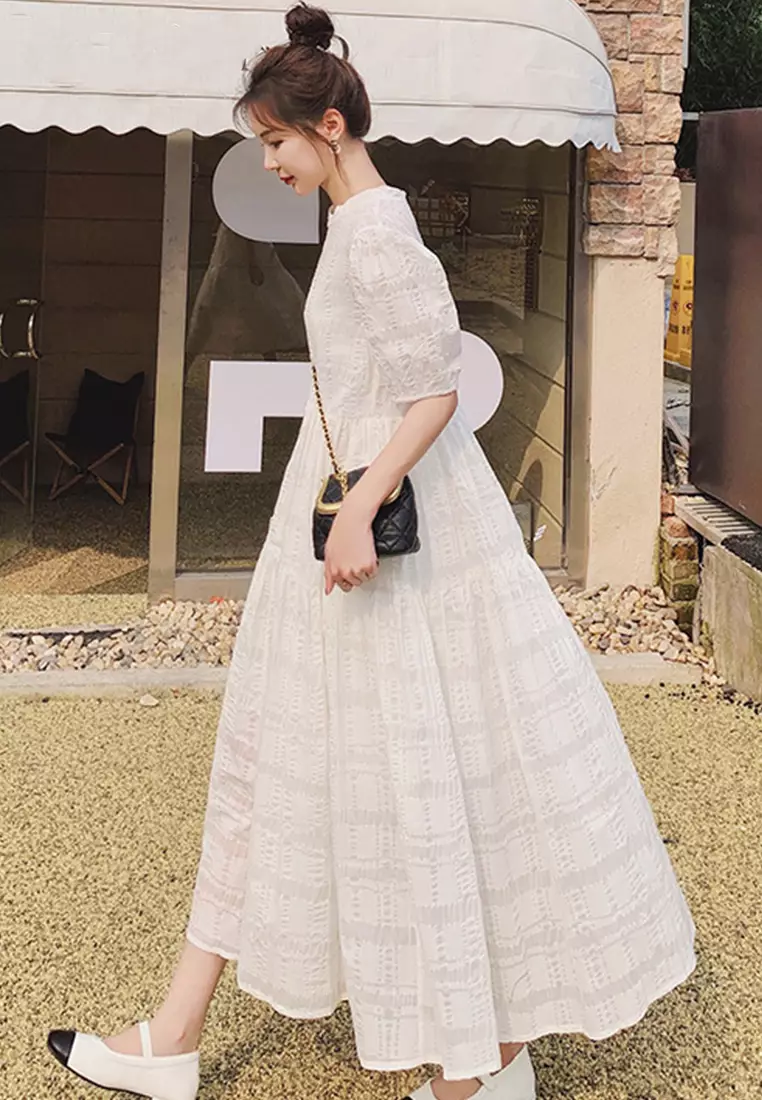 White single cheap piece dress