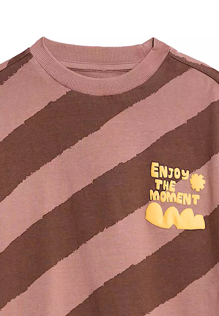 Pure Cotton Striped T-Shirt