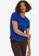 Vero Moda blue Paula Short Sleeves T-Shirt D056BAAFEA40D0GS_1