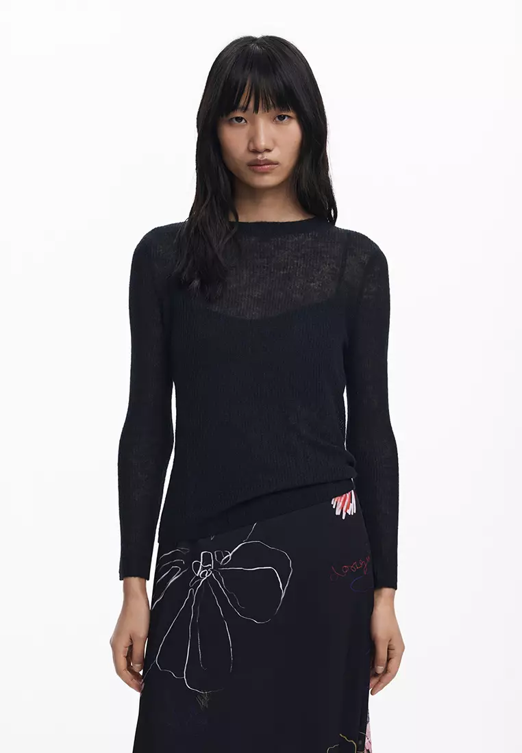 2-in-1 brushstroke dress