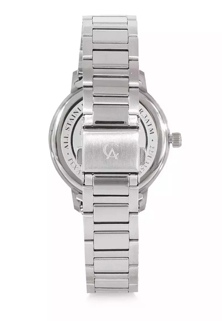 Alexandre Christie Jam Tangan Pria - Silver Dark Grey - Stainless Steel - 2A47 BFBSSDG