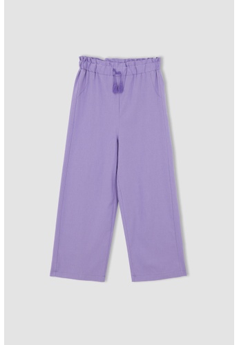 DeFacto purple Cotton Trousers A1395KA68C3503GS_1