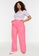 Trendyol pink Plus Size Wide Leg Woven Trousers A6590AA7DAEF73GS_4
