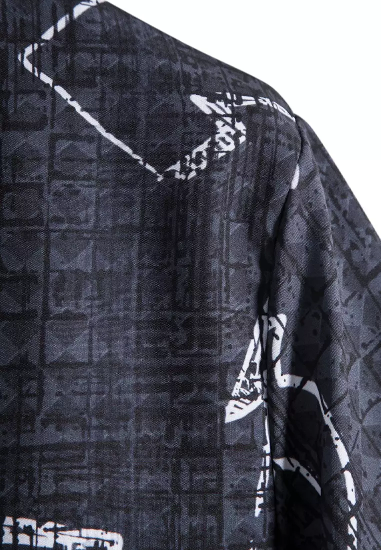 Printed Short-Sleeved Shirt YL-C222