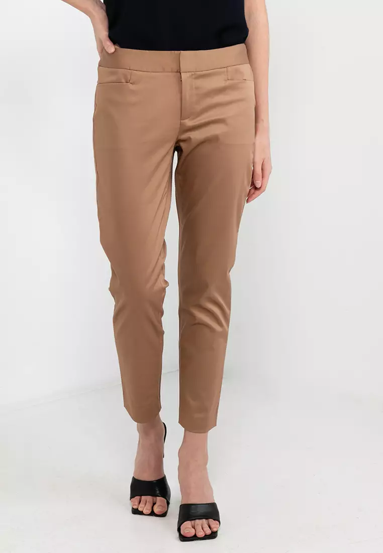 Cropped skinny shop khaki pants