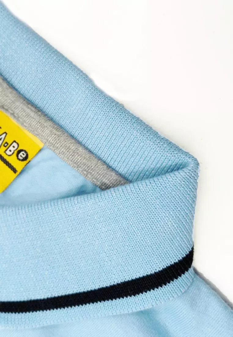 Wakakids Baju Anak Laki Laki Atasan Kaos Kerah Polo Shirt Motif Florida 4190 Coklat