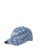 Urban Revivo blue Checkered Denim Baseball Cap B53C1AC6EF9F83GS_1