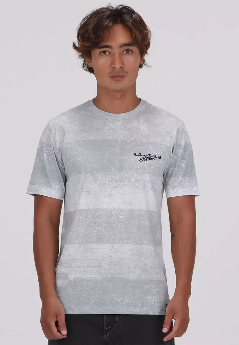 MCT AIR COOLED STRIPE SHORT SLEEVE TEE WHITE