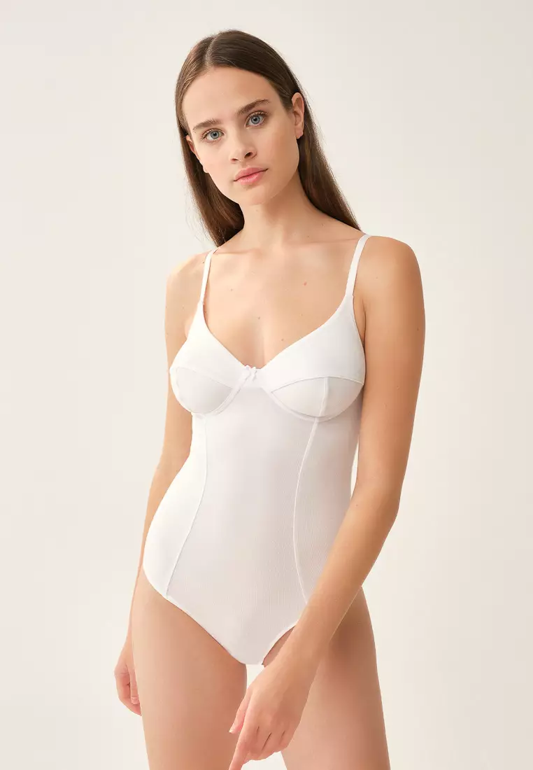Buy DAGİ White Body, Regular Fit, Underwear for Women 2024 Online