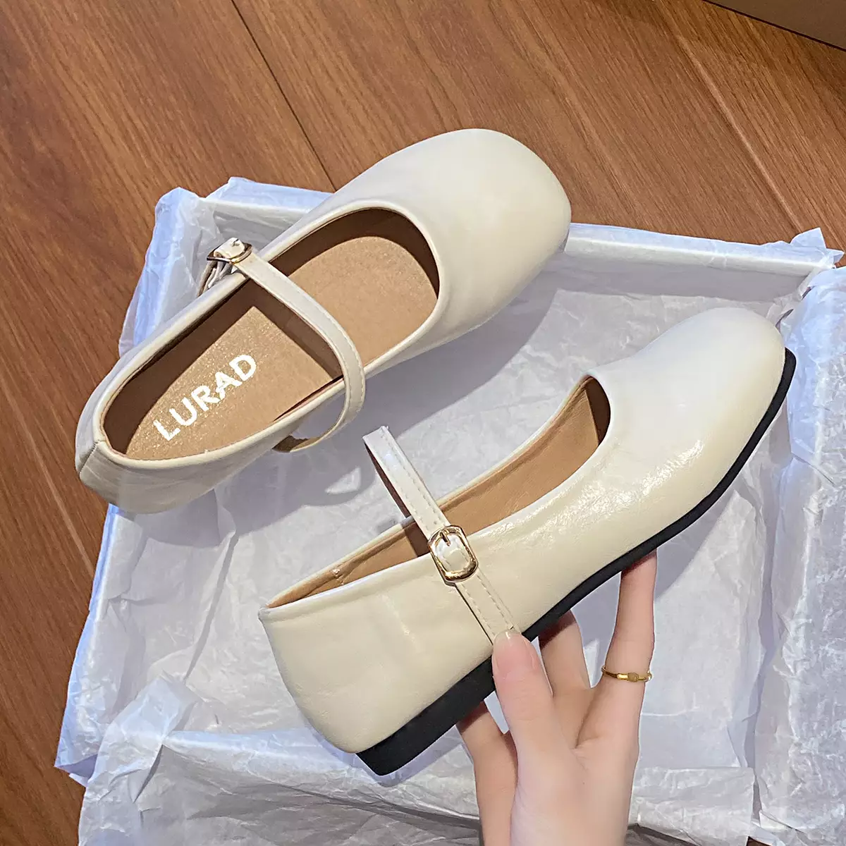 Sepatu Flat Wanita Slip On Cewek Balerina WL24117