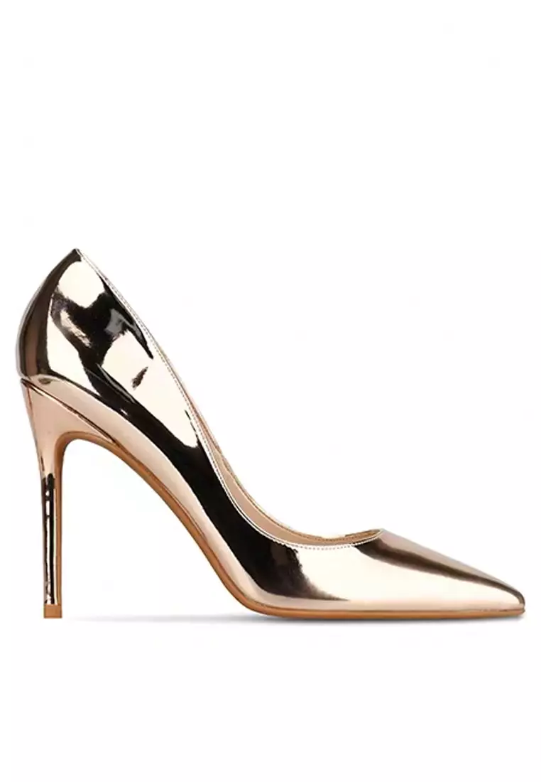 Discount on Twenty Eight Shoes  shoes - SKU: 10cm Metal Mirror Leather High Heel Shoes D01-T