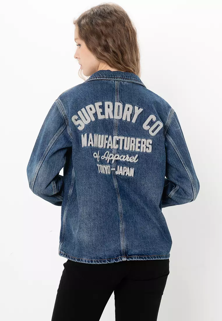 Acquista Superdry - Giacca vintage con Con cappuccio e sherpa da Next Italy
