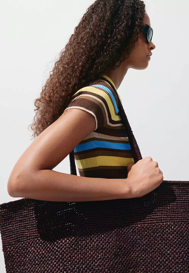 Striped Rib Sweater