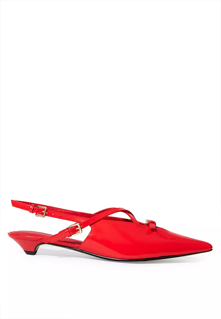 Discount on & Other Stories  shoes - SKU: Buckled Strappy Slingback Ballerinas