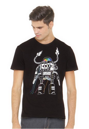 Poshboy T-shirt Print Robot