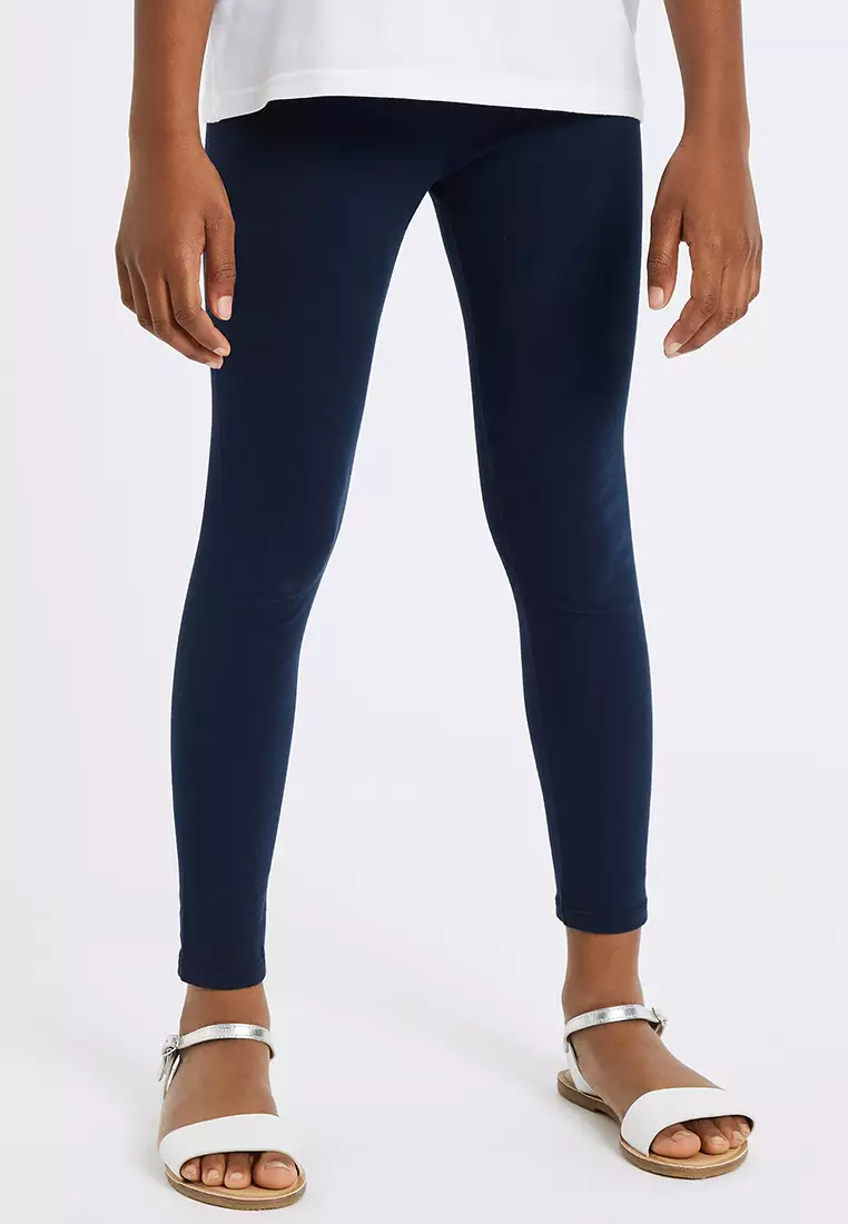 Cotton Rich Leggings with Stretch (2-16 Yrs)