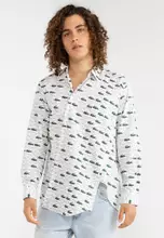 Buy Comme des Garçons Lacoste x Comme des Garçons Logo Print