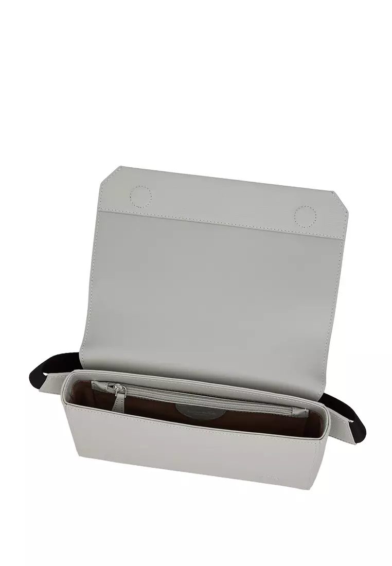 Slate Medium Waist Pouch In Sustained Grey