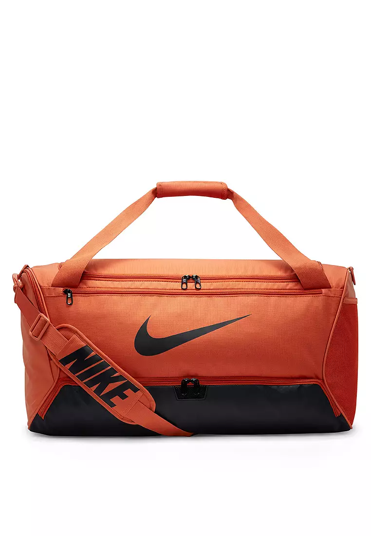 Nike Brasilia 9.5 Training Duffel Bag (Medium, 60L) Black / Black - Wh