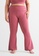 Mis Claire pink Mis Claire Plus Size Brawn High-waisted Activewear Bootcut Leggings - Pink F5332AACC53052GS_1